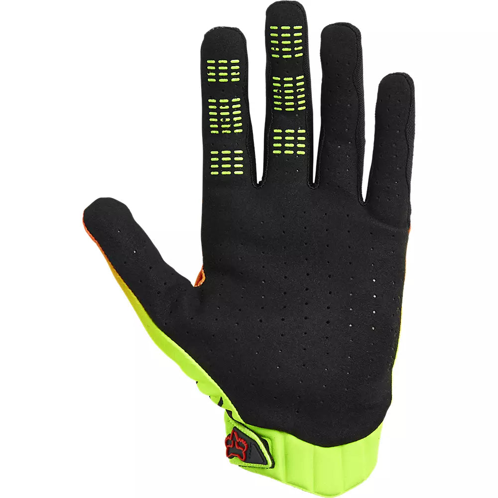 Guantes Moto Flexair Skarz Limited Edition Amarillo Fox