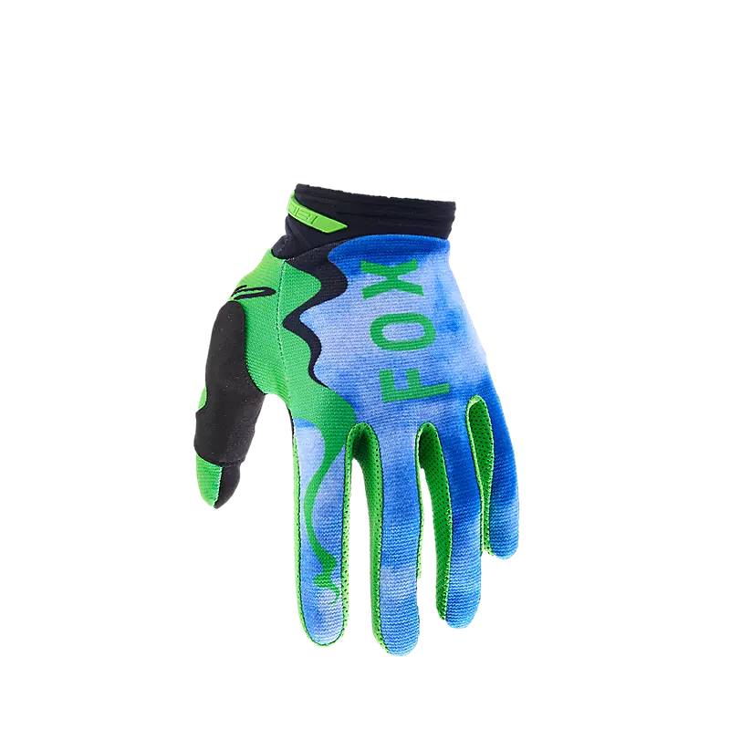 Guantes Moto 180 Atlas Celeste/Verde Fox