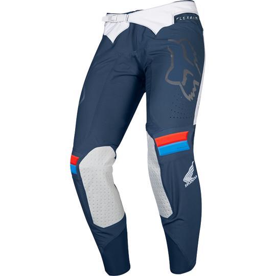 Pantalon Fox Moto Flexair Honda para Moto Azul