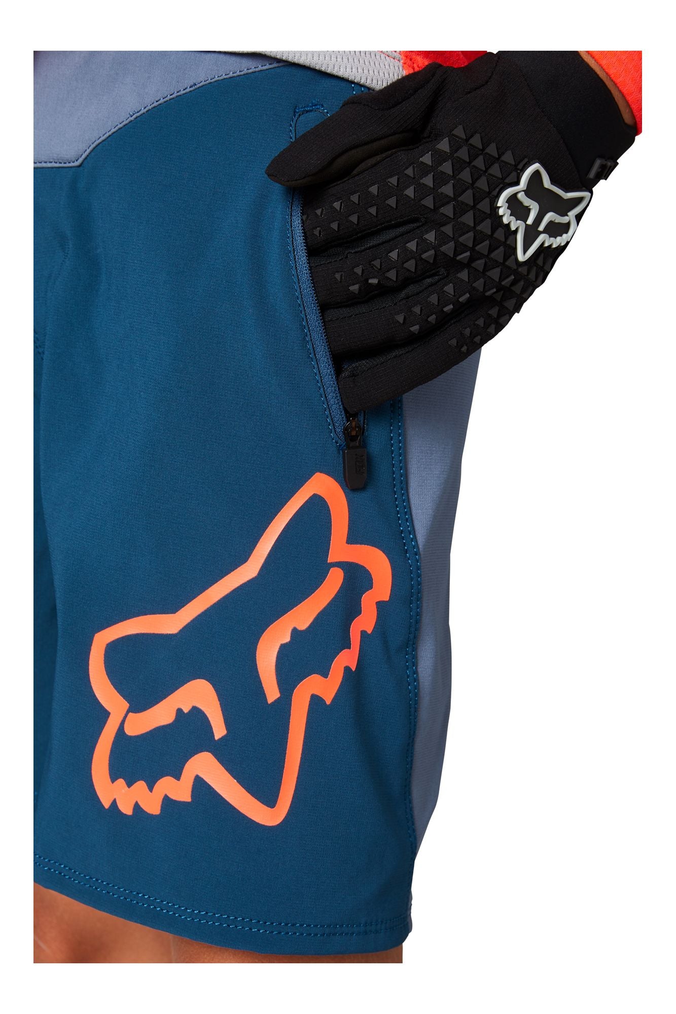 Short Bicicleta Niño Defend S Azul Fox - imagen 5