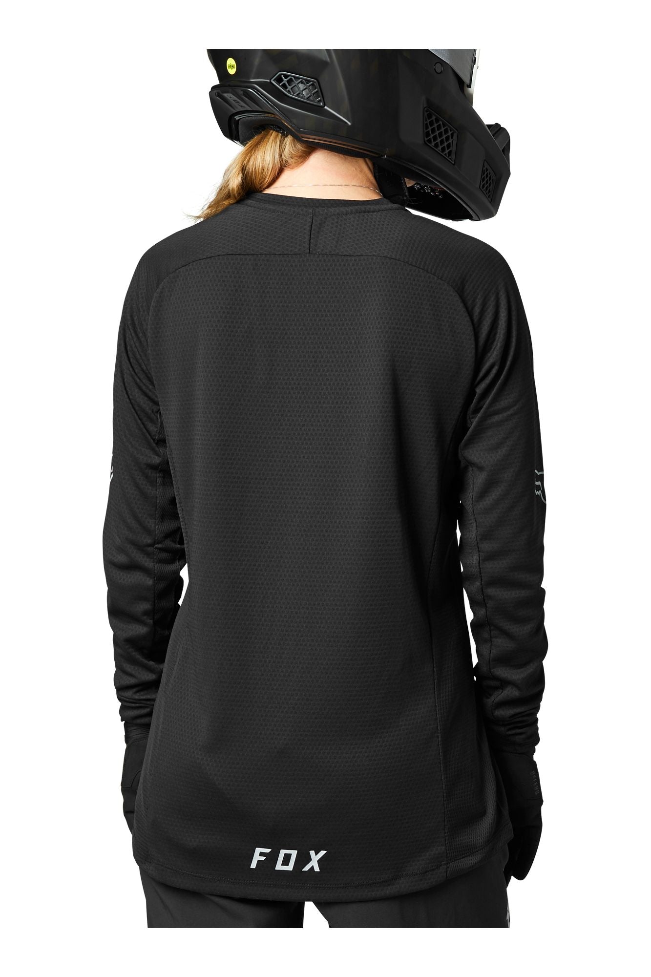 Polera Bicicleta Mujer Defend Negro Fox polera bicicleta fox mtb