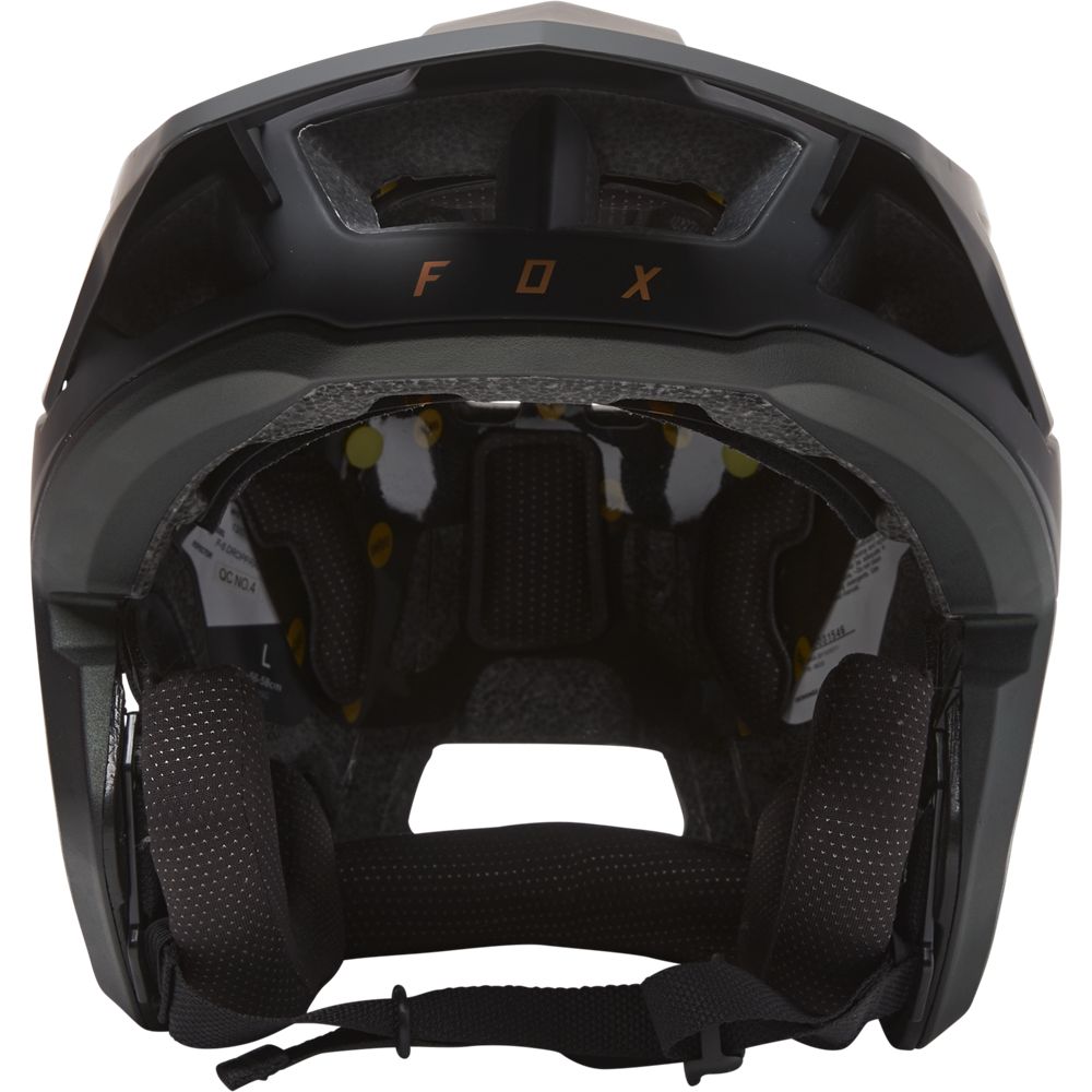 Casco Bicicleta Dropframe Pro Sideswipe Negro Fox | Casco MTB Fox casco fox racing motocross mtb