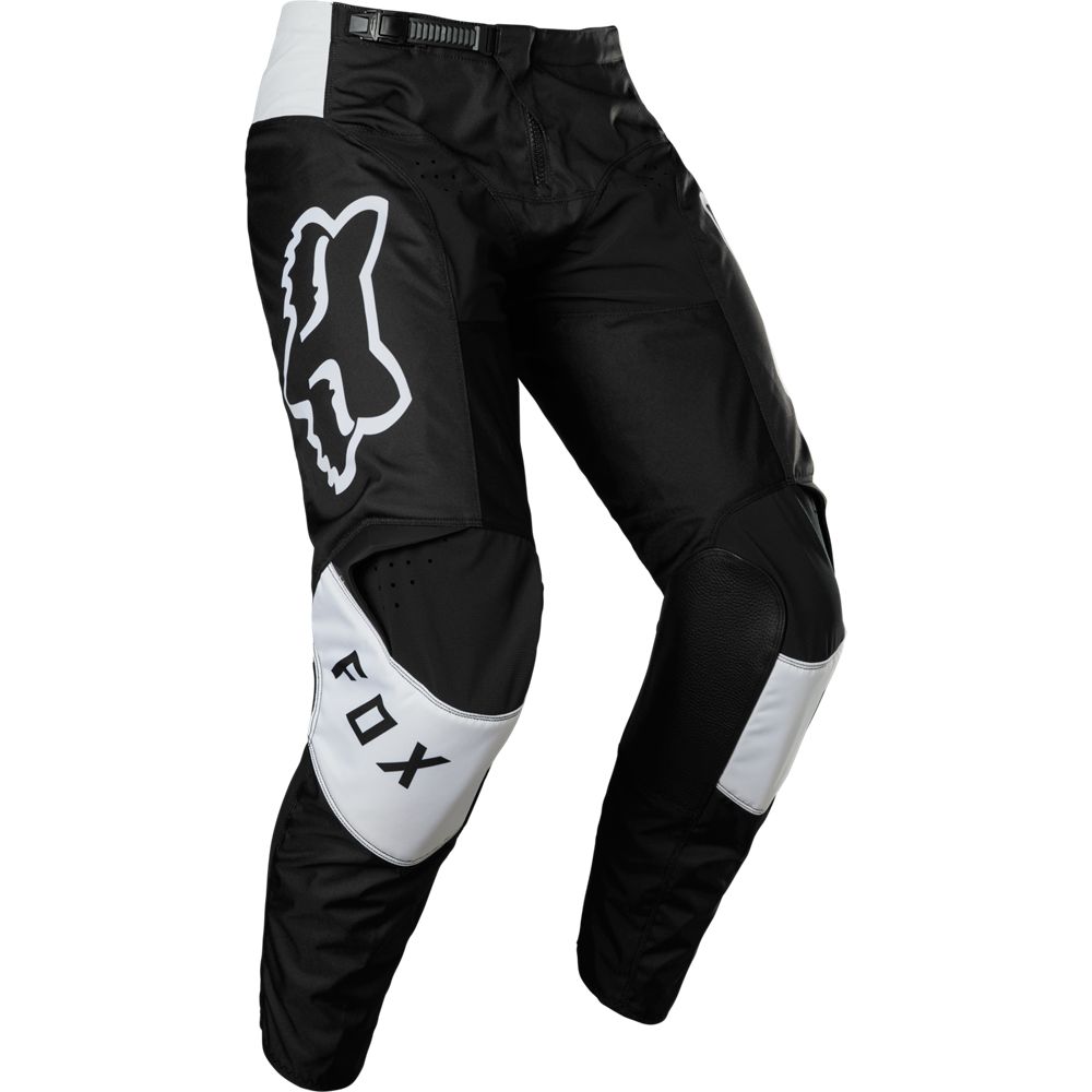 Pantalon Fox Moto 180 Lux para Moto Negro/Blanco