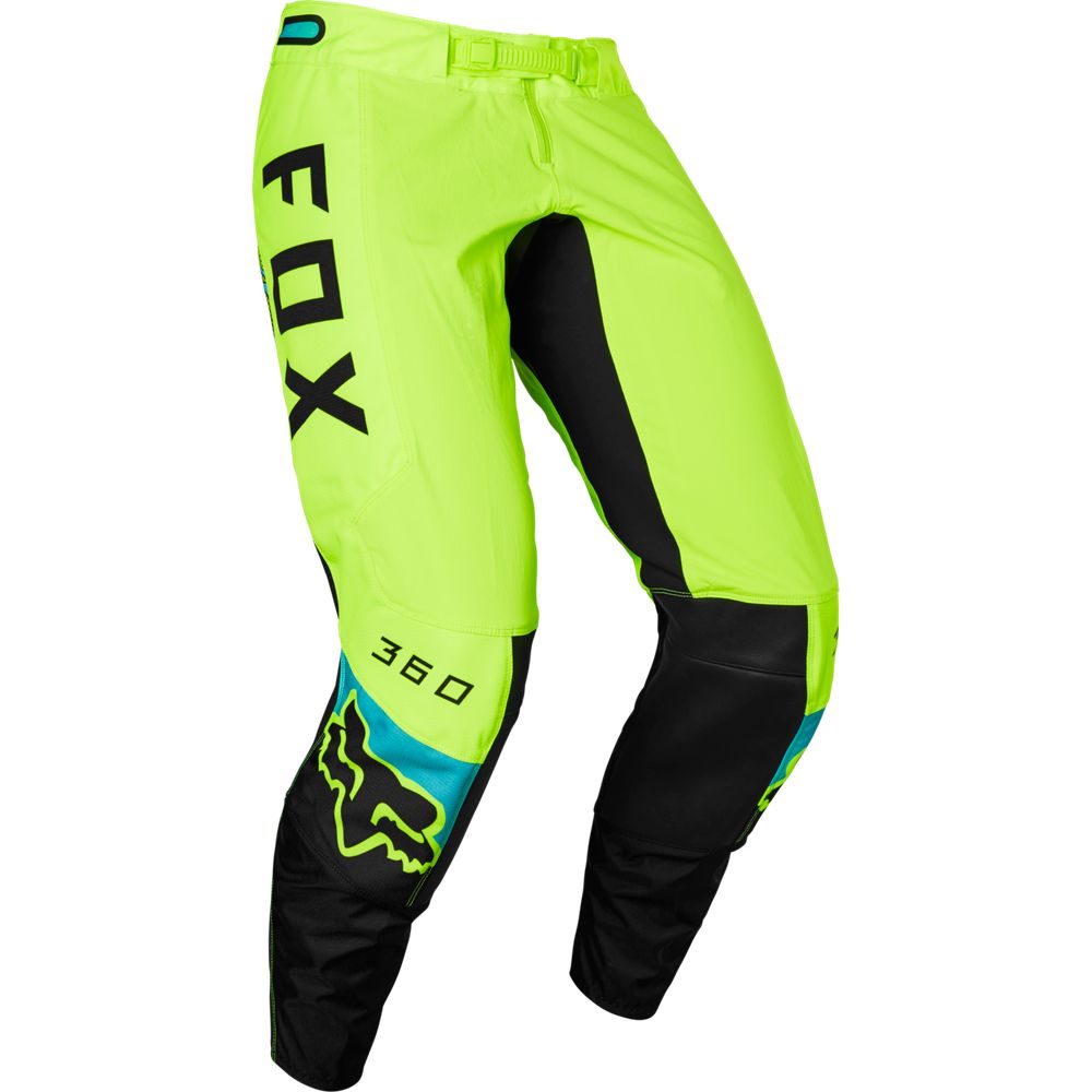 Pantalon Fox Moto Niño 360 Dier para Moto Amarillo