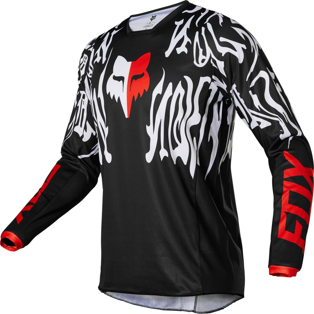 Polera Moto 180 Peril Negro Fox
