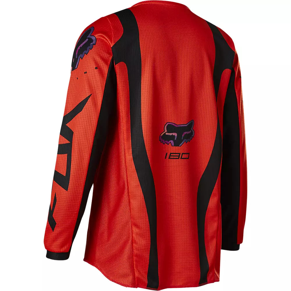 Polera Moto Niño 180 Venz Rojo Fox polera moto fox motocross