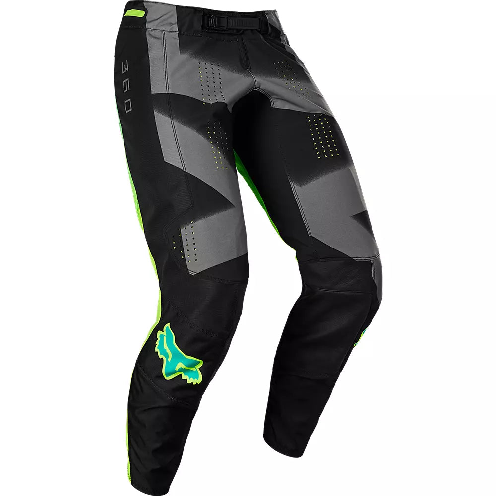 Pantalon Fox Moto 360 RKANE para Moto Negro/Amarillo
