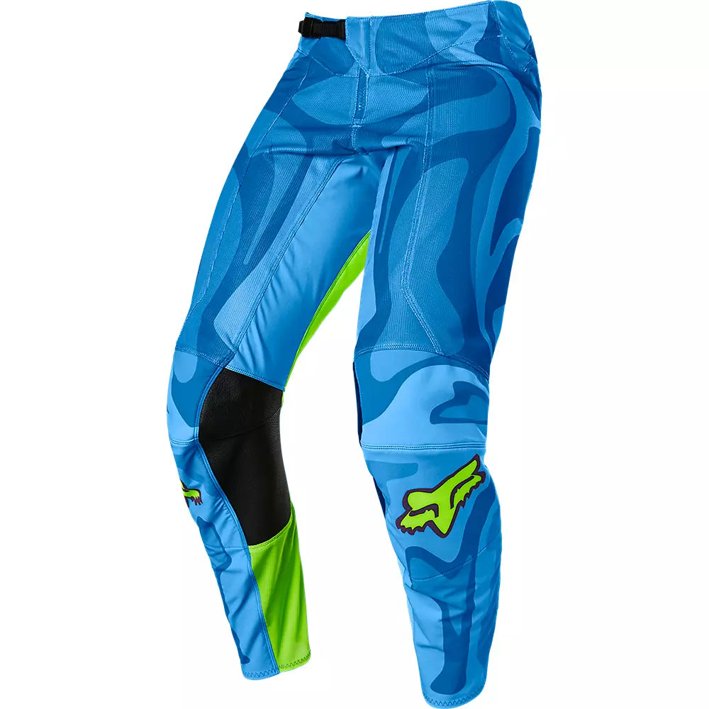 Pantalon Moto Airline Exo Azul/Amarillo Fox