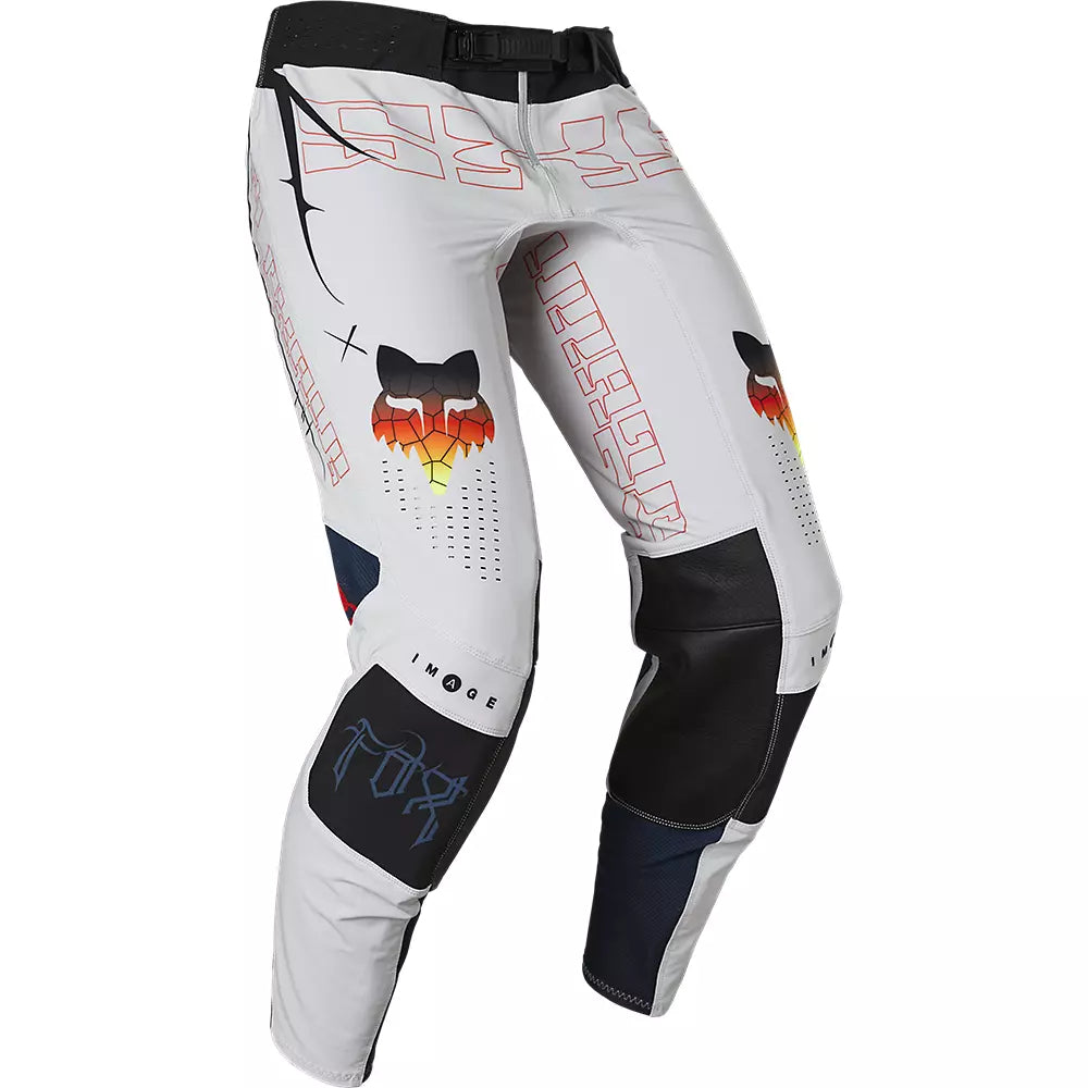 Pantalon Fox Moto Flexair Skarz Limited Edition para Moto Blanco