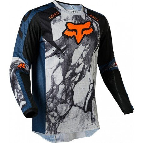 Polera Moto 180 Karrera Azul/Gris Fox