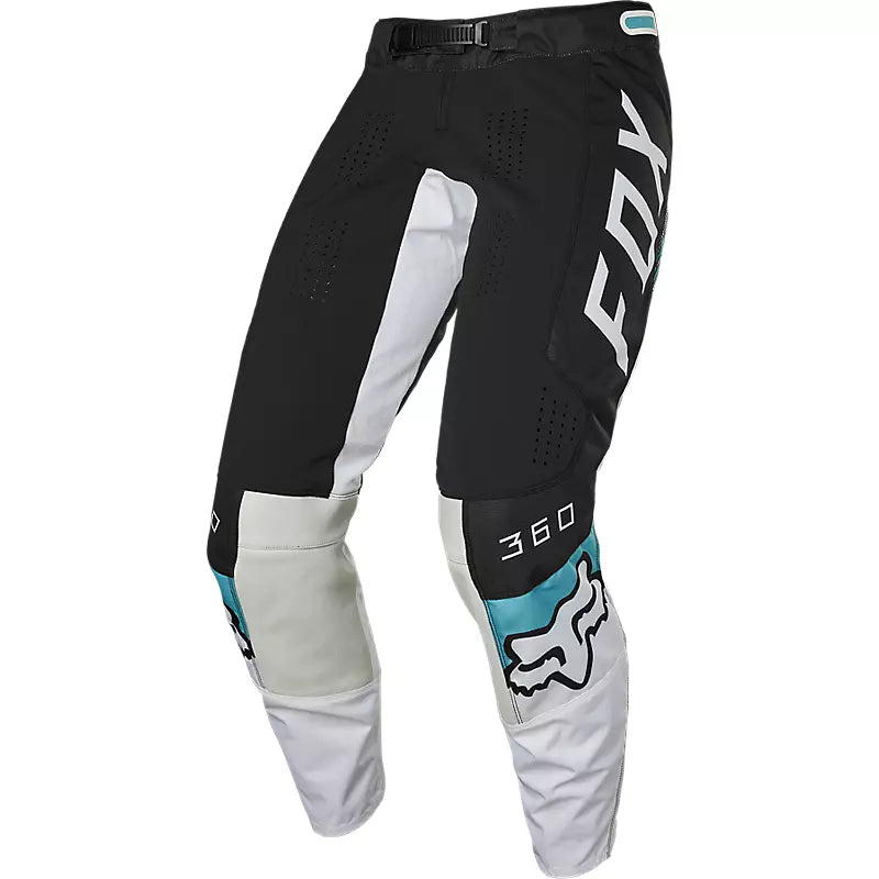 Pantalon Moto 360 Diera Negro/Blanco Fox