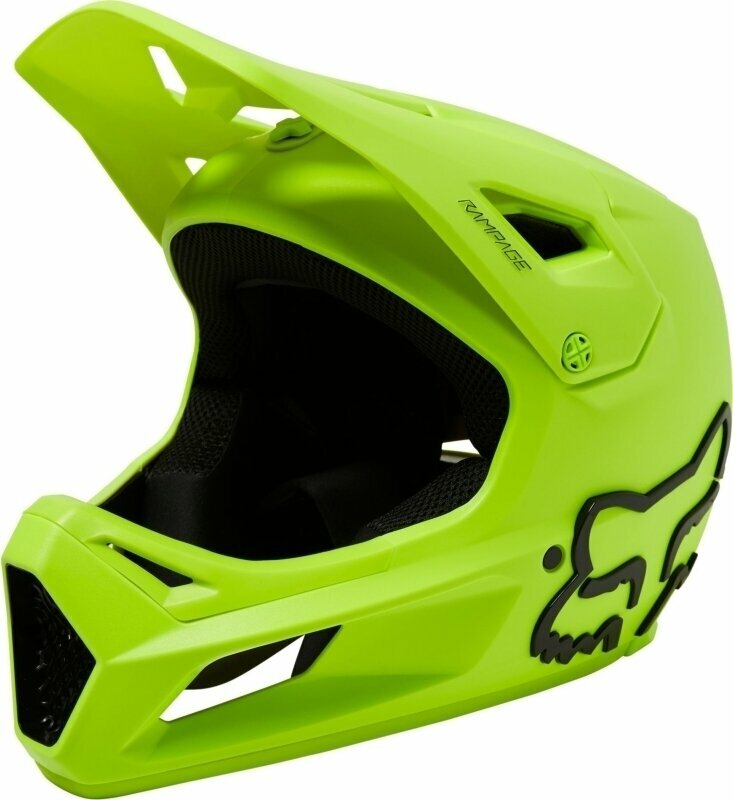 Casco Bicicleta Rampage Amarillo Fox