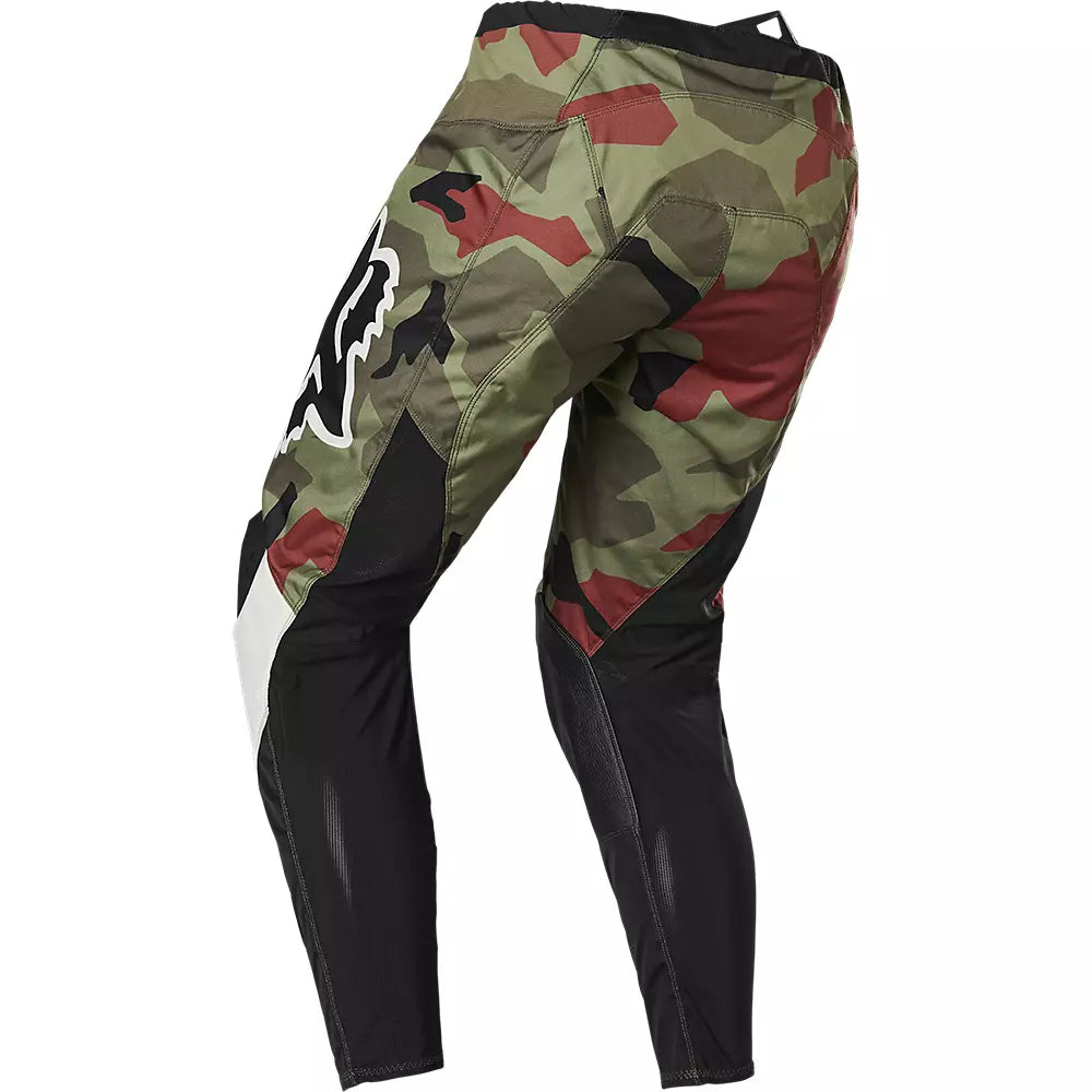 Pantalon Moto Niño 180 BNKR Camo Verde Fox