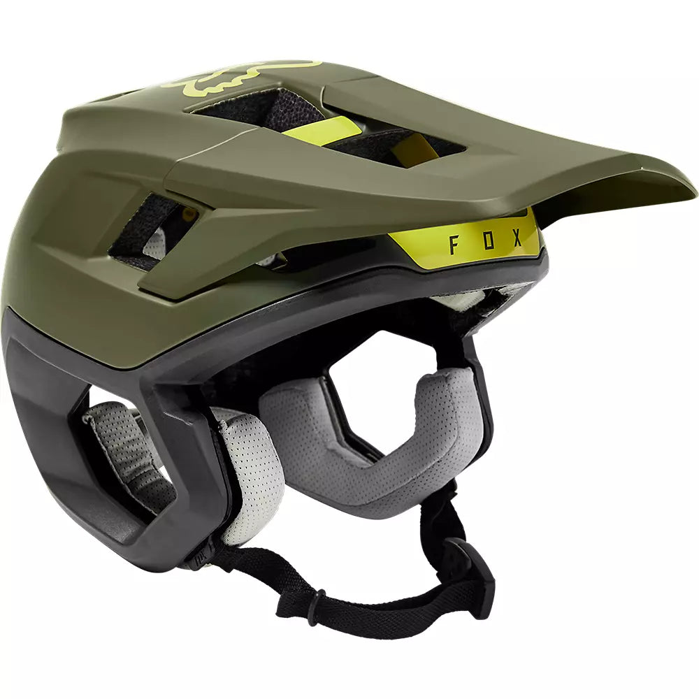 Casco Bicicleta Dropframe Pro Verde Fox