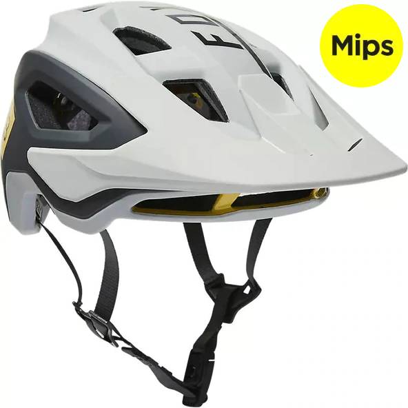 Casco Bicicleta Speedframe Pro Blocked Blanco Fox