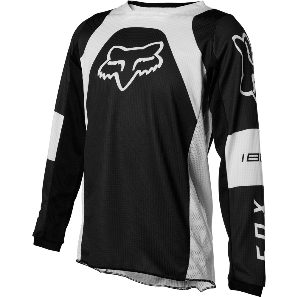 Polera Moto Niño 180 Lux Negro Fox polera moto fox motocross