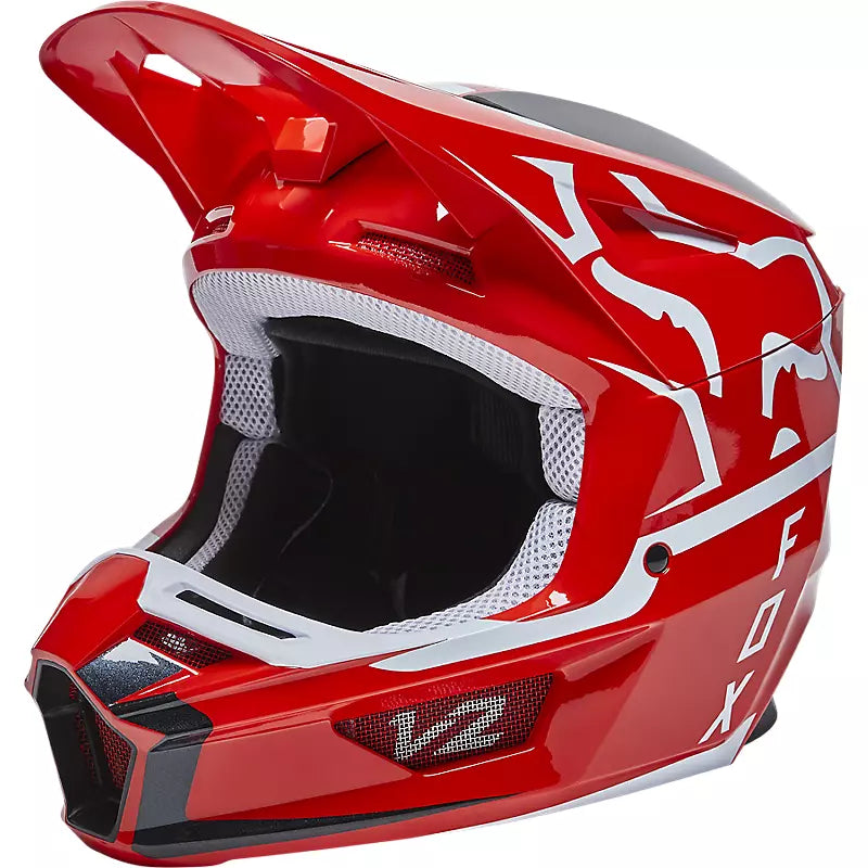 Casco Moto V2 Merz Rojo Fox