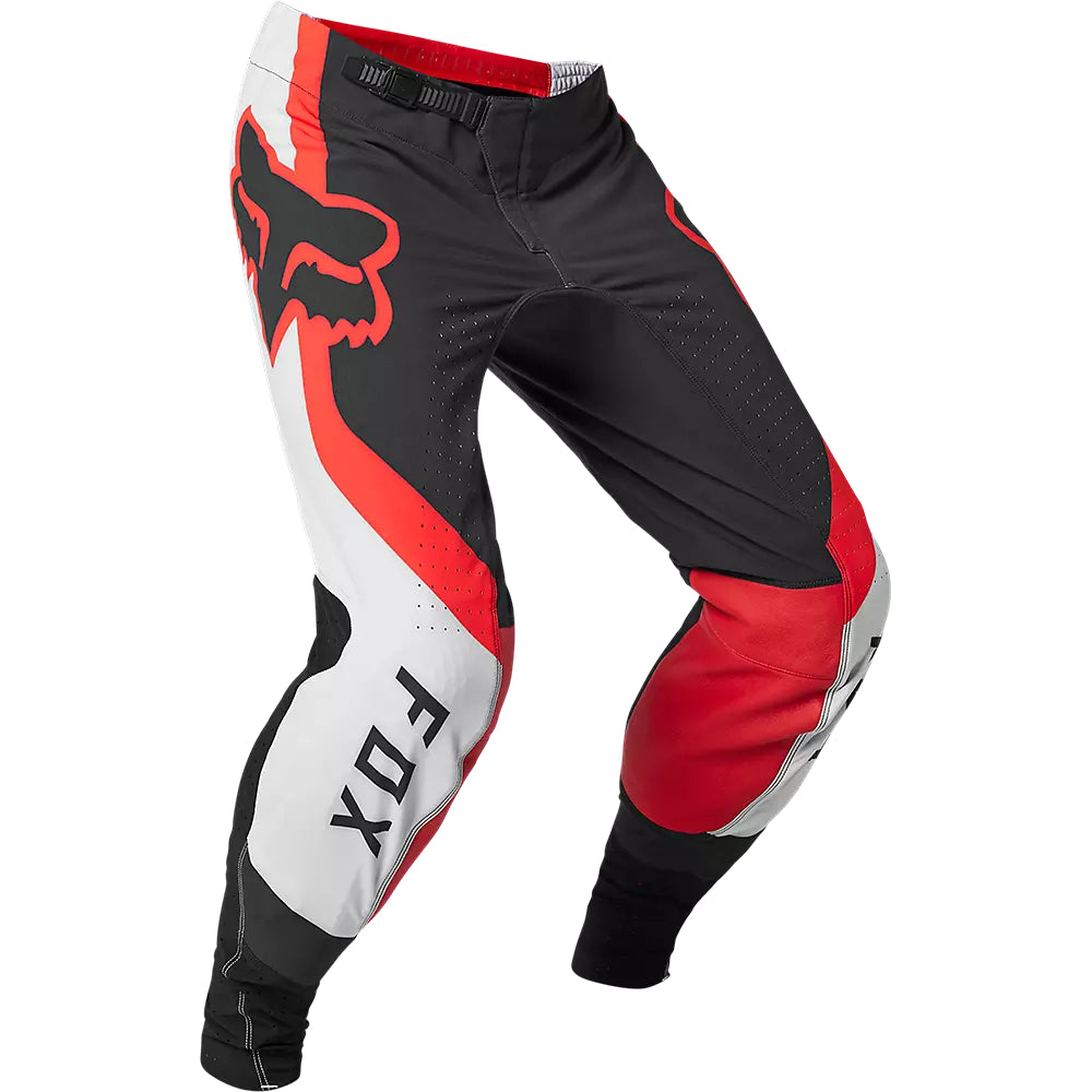 Pantalon Fox Moto Flexair Efekt para Moto Negro/Rojo/Blanco
