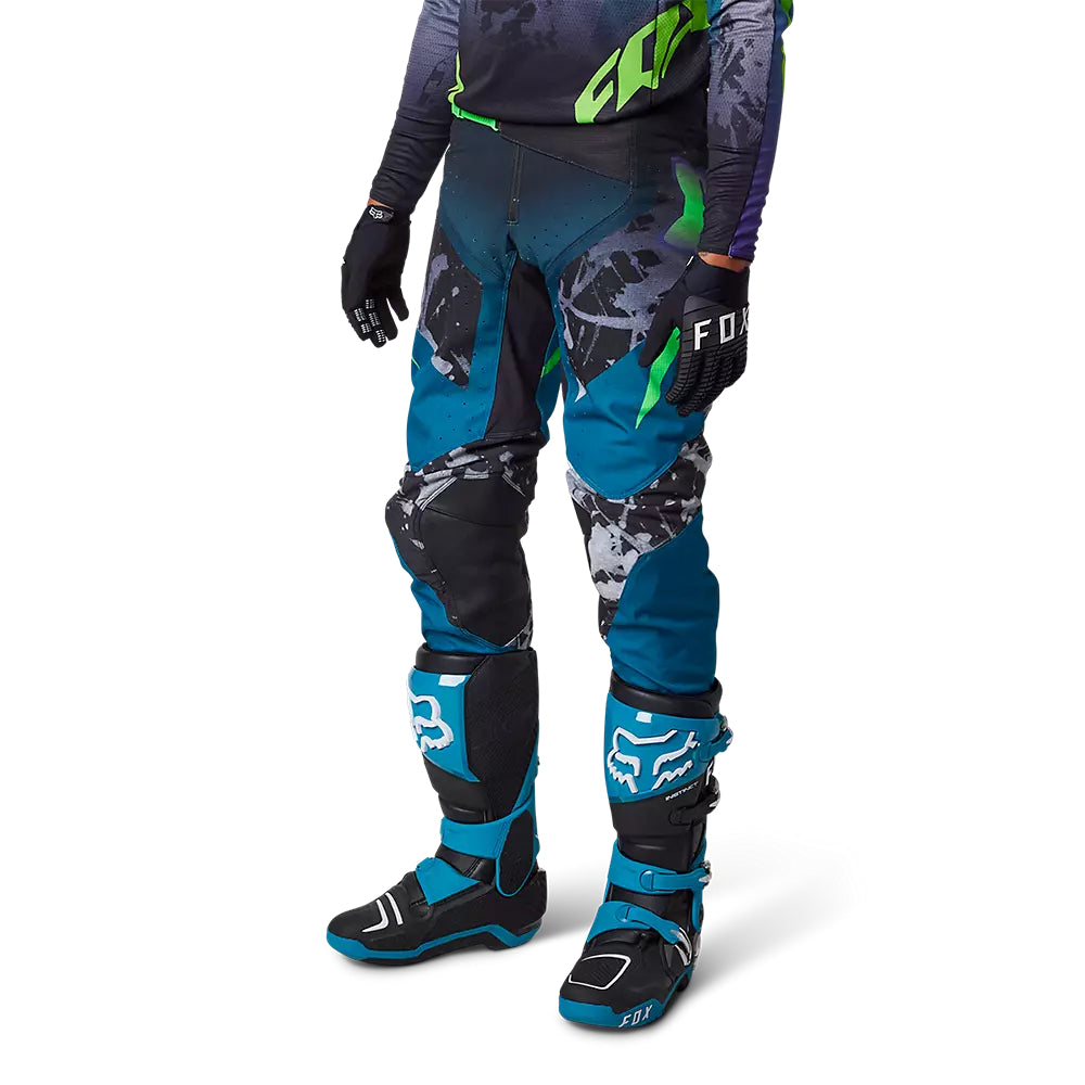 Pantalon Moto 360 Dkay Azul/Negro/Verde Fox