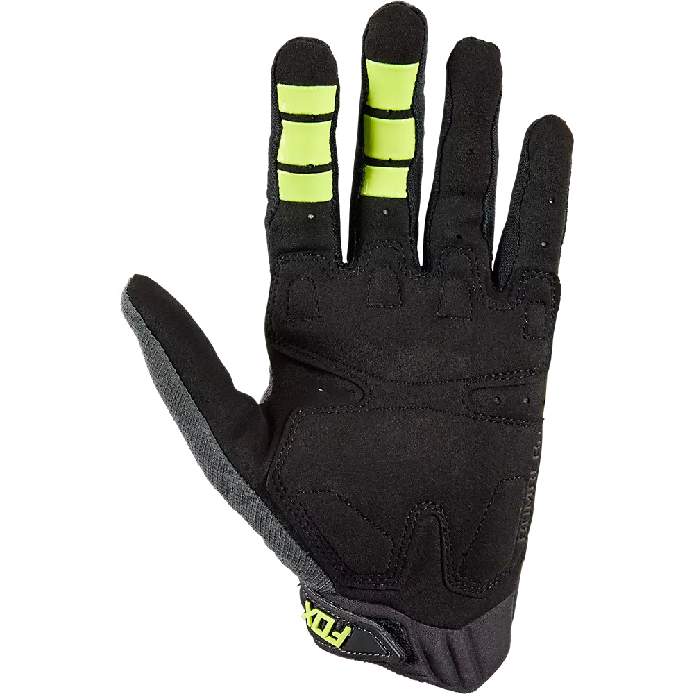 Guantes Moto Bomber LT-CE Gris/Amarillo Fox