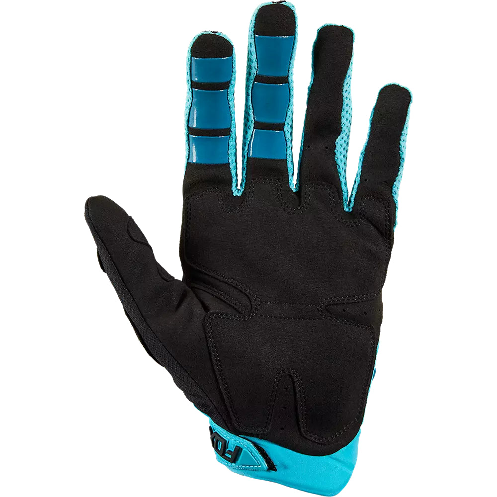 Guantes Moto Mujer Pawtector Celeste/Negro Fox