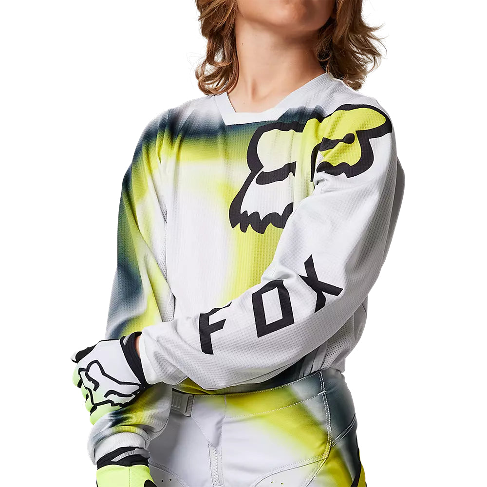 Polera Moto Niño 180 Toxsyk Amarillo Fox