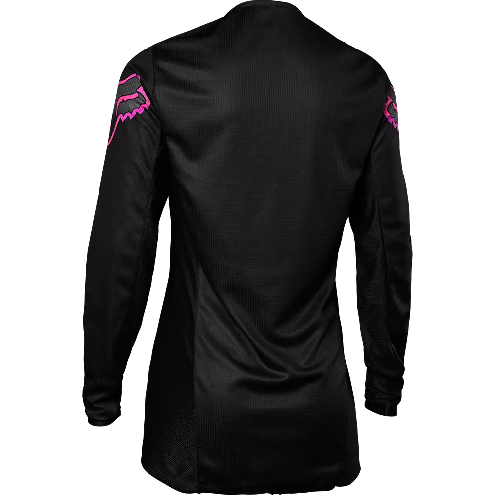Polera Moto Mujer 180 Blackout Negro Fox