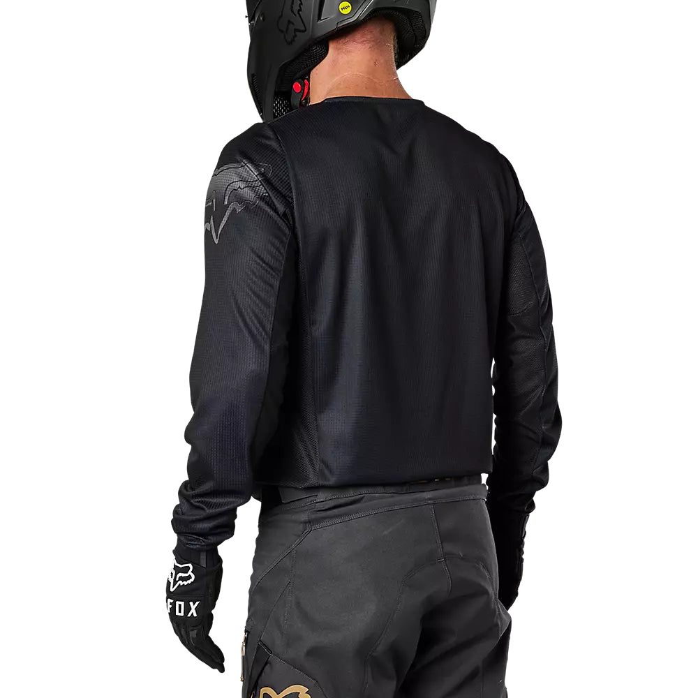 Polera Moto 180 Blackout Negro Fox