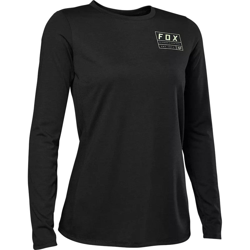 Polera Bicicleta Mujer Manga Larga Ranger Drirelease® Negro Fox