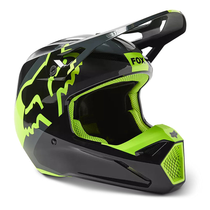 Casco Moto V1 Xpozr Negro Fox