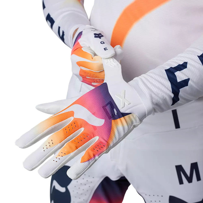 Polera Moto Flexair Ryvr Edicion Limitada Blanco/Azul/Rosado Fox