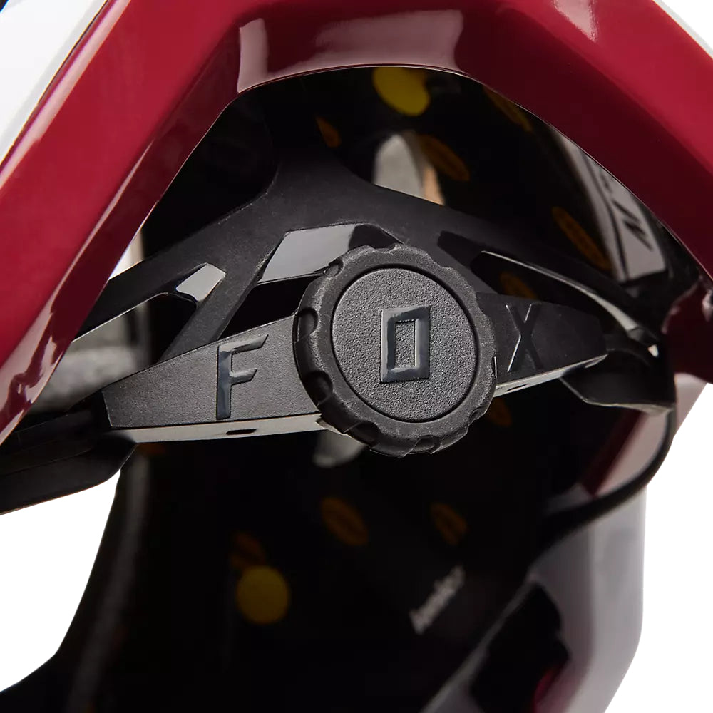 Casco Bicicleta Speedframe Pro Camo Negro/Burdeo Fox