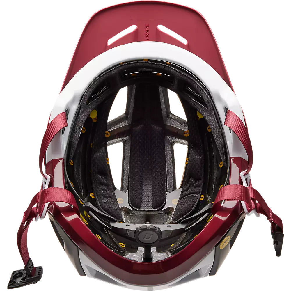 Casco Bicicleta Speedframe Pro Camo Negro/Burdeo Fox