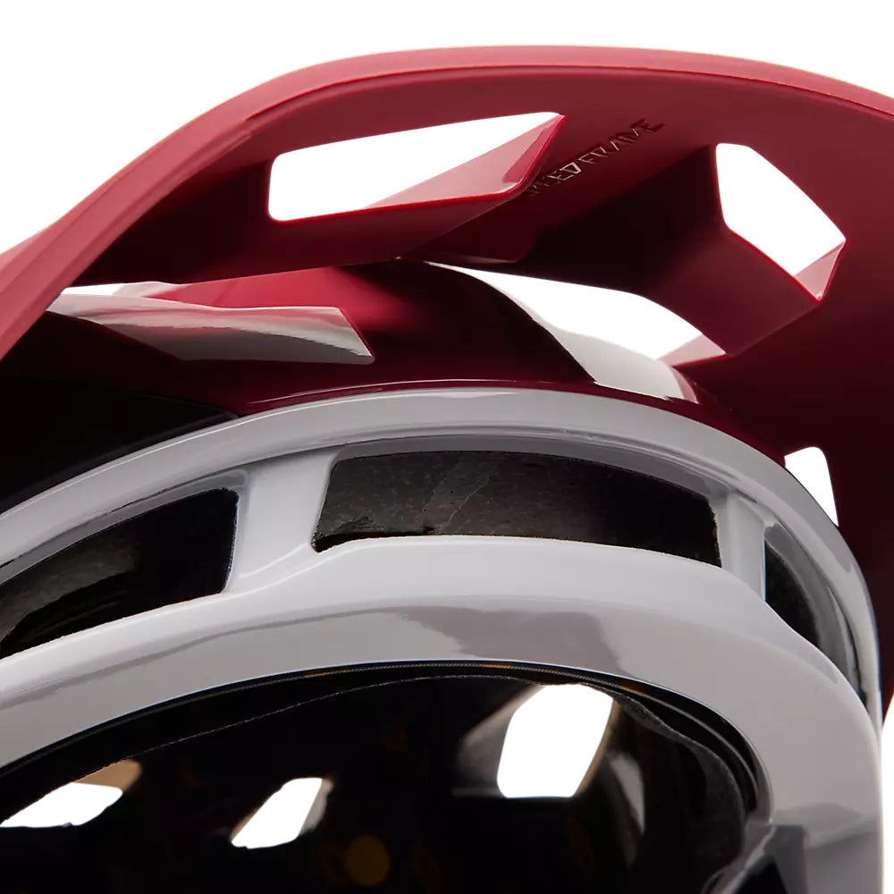 Casco Bicicleta Speedframe Pro Camo Negro/Burdeo Fox