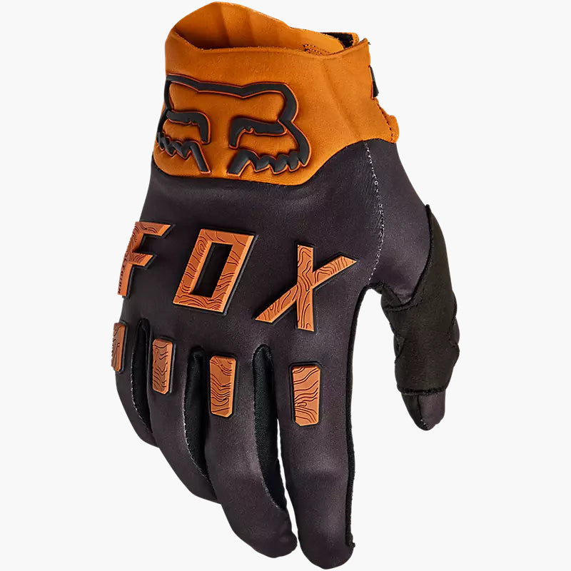 Guantes Moto Legion Drive Water Negro/Naranjo Fox