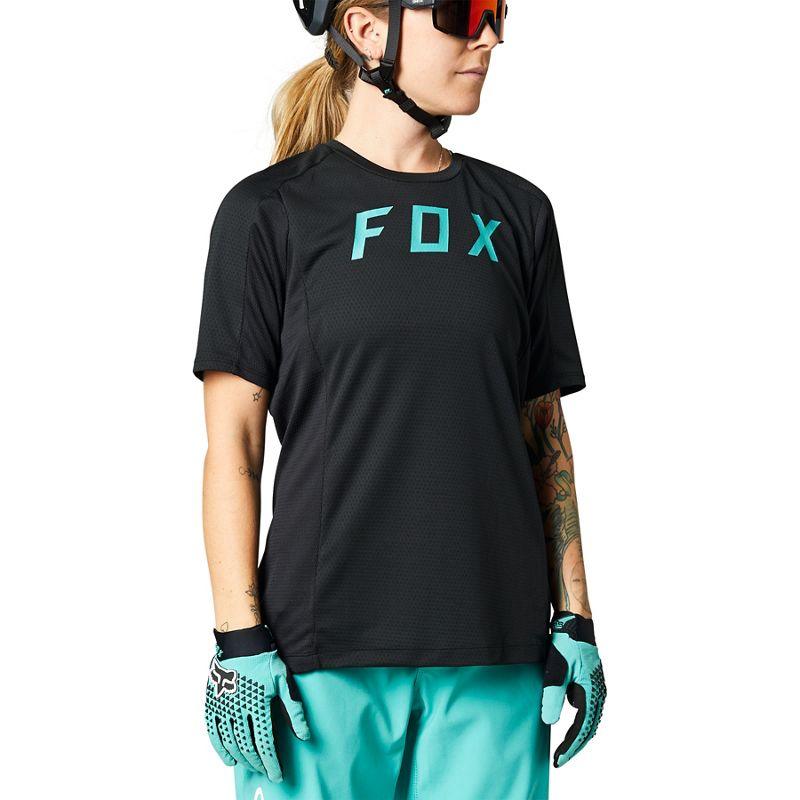 Polera Bicicleta Mujer Defend Negro Fox