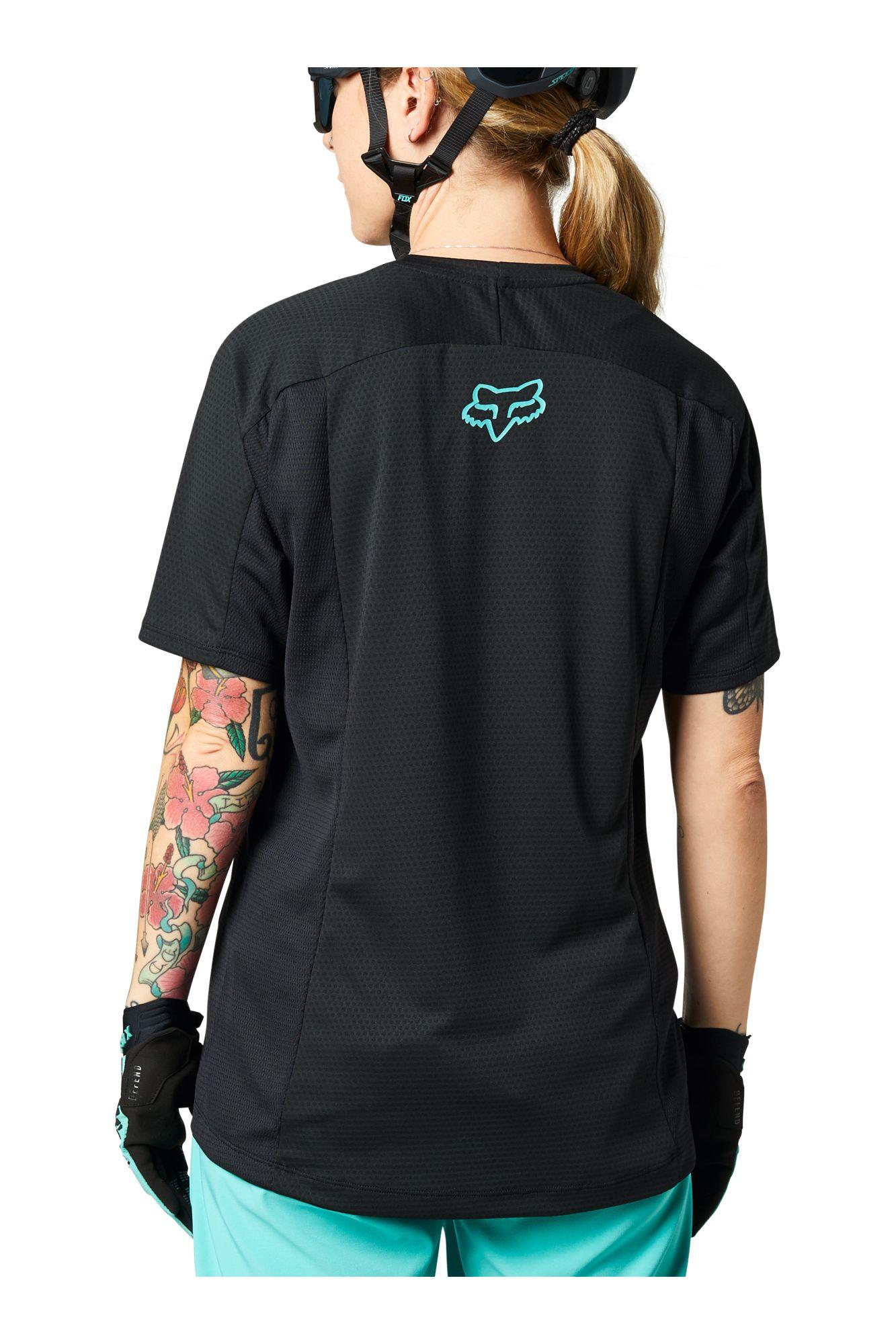 Polera Bicicleta Mujer Defend Negro Fox