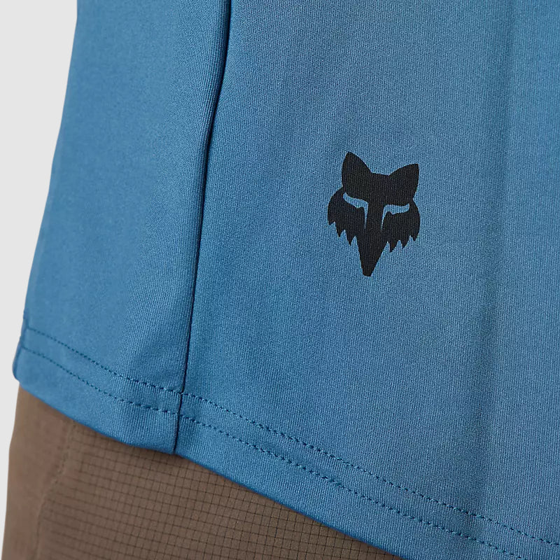 Polera Bicicleta Ranger Moth Azul Fox polera bicicleta fox mtb