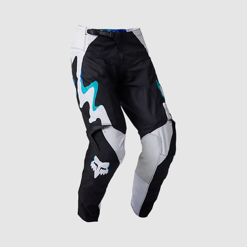 Pantalon Fox Moto 180 Kozmik para Moto Negro/Blanco