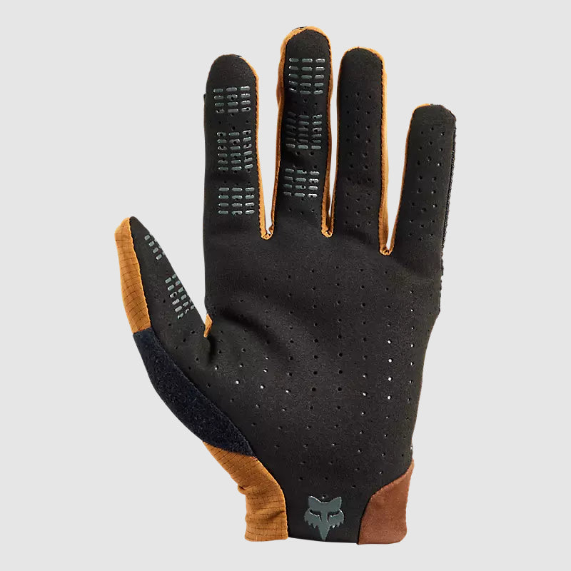 Guantes Bicicleta Flexair Pro Café Mostaza Fox