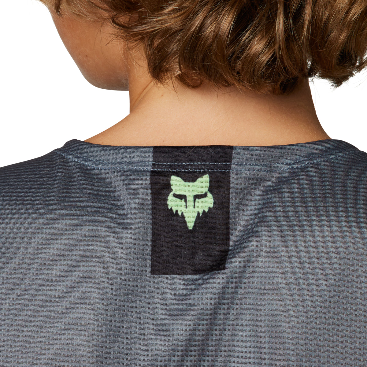 Polera Bicicleta Niño Flexair Manga Larga Gris Fox
