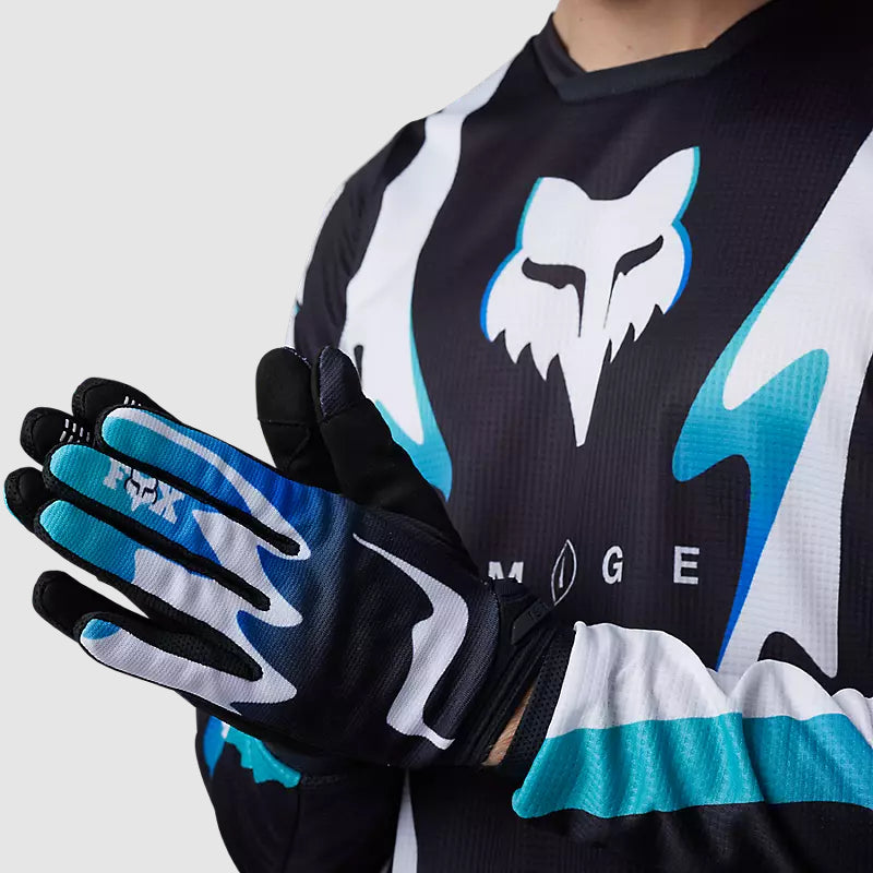 Polera Moto 180 Kozmik Negro/Blanco Fox