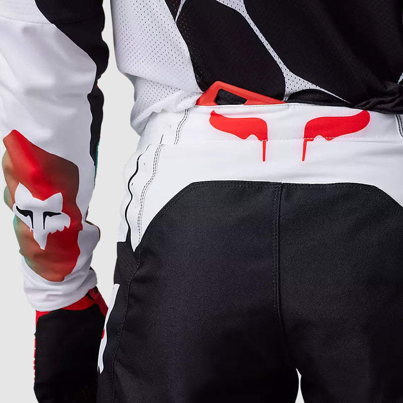 Pantalon Moto 360 Syz Negro/Blanco/Rojo Fox