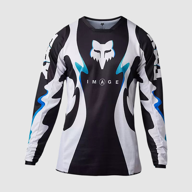 Polera Moto 180 Kozmik Negro/Blanco Fox