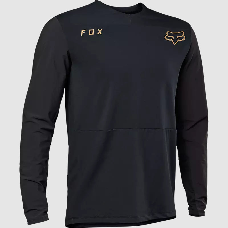 Polera Moto Defend Offroad Negro Fox
