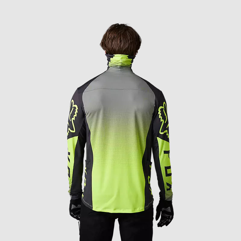 Polera Moto Ranger Drive Krux SXS Con Cuello Amarillo Fluor Fox