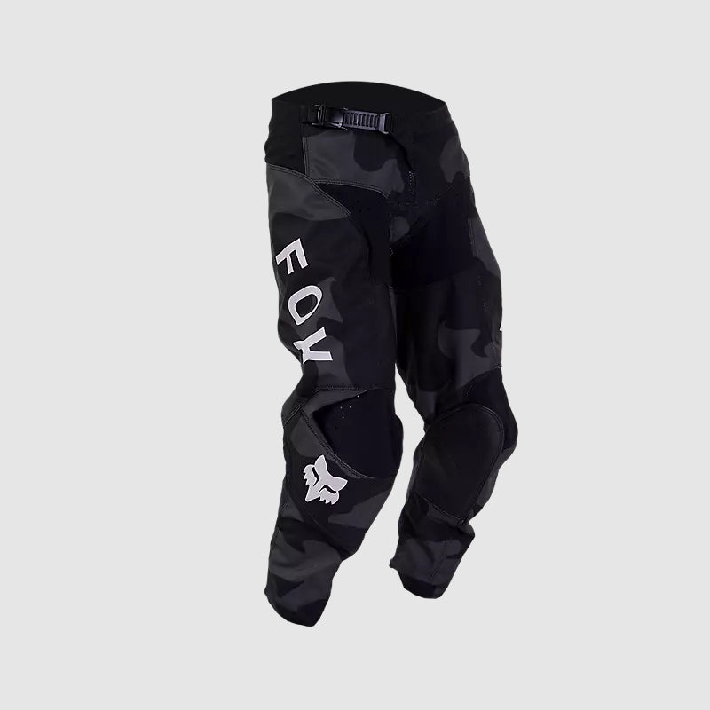 Pantalon Fox Moto Niño 180 BNKR Camo para Moto Negro