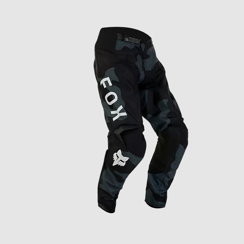 Pantalon Fox Moto 180 BNKR Camo para Moto Negro