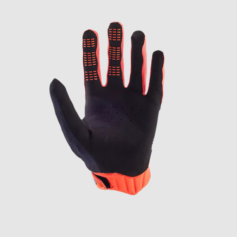 Guantes Moto 360 Naranjo Fluor Fox