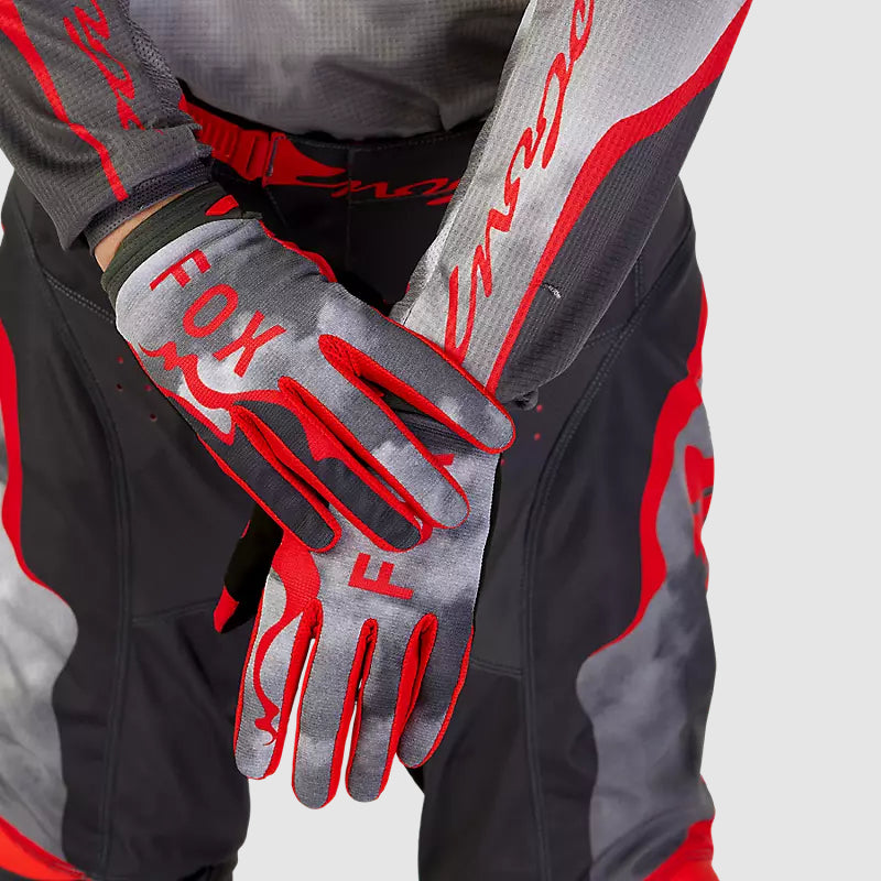 Polera Moto 180 Atlas Gris/Rojo Fox